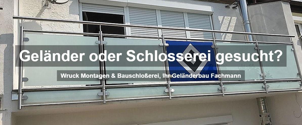 Edelstahlgeländer Herrenberg 🥇 Wruck Montagen & Bauschloßerei ✔ Geländerbau, Fensterbau